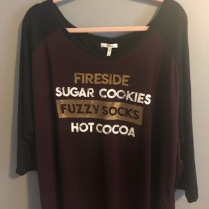 Maurice’s - graphic tee 3/4 length